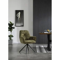 Stuhl, Höhe: 90 cm, grün/schwarz