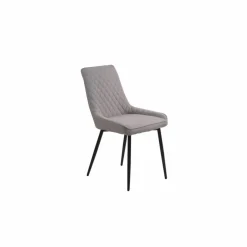 Stuhl, Höhe: 86 cm, hellgrau/schwarz, 2 stk
