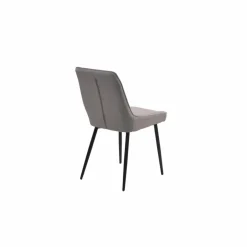 Stuhl, Höhe: 86 cm, hellgrau/schwarz, 2 stk