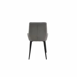 Stuhl, Höhe: 86 cm, hellgrau/schwarz, 2 stk