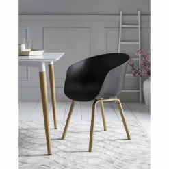 Stuhl, Höhe: 77,5 cm, schwarz, 2 stk