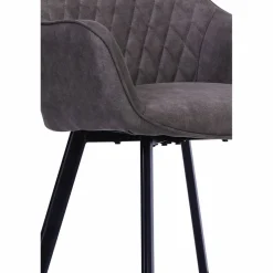 Stuhl, Höhe: 84 cm, taupe/schwarz, 2 stk
