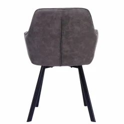 Stuhl, Höhe: 84 cm, taupe/schwarz, 2 stk
