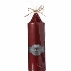 Stumpenkerze »Church Candle «, rot, einfarbig