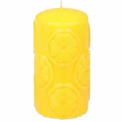 Stumpenkerze Lemon Slice