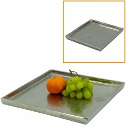 Tablett, silberfarben