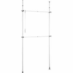 Teleskopregal »Herkules«, Stahl, weiß