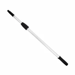 Teleskopstange, Aluminium/Kunststoff, silberfarbenfarben/schwarz