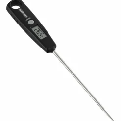 Thermometer, rostfreier Edelstahl/Acrylnitril-Butadien-Styrol (ABS), schwarz