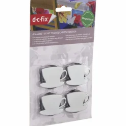 Tischdeckenbeschwerer, Form: Tasse, silberfarben
