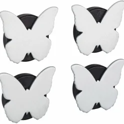 Tischdeckenbeschwerer, Form: Schmetterling, silberfarben