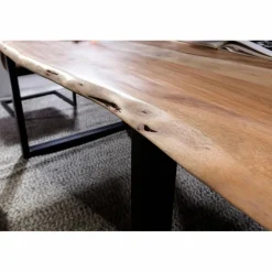Tischgruppe »TABLES & CO«, BxHxT: 180 x 77 x 90 cm, Akazienholz/metall