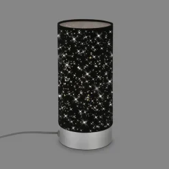 Tischleuchte »STEA«, ØxH: 11 x 25 cm, 25 W, Metall/Stoff