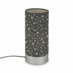 Tischleuchte »STEA«, ØxH: 11 x 25 cm, 25 W, Metall/Stoff