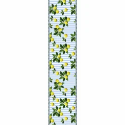 Tischläufer »Tischläufer Fortuna«, BxL: 40 x 180 cm, blau/weiß/gelb