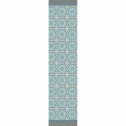 Tischläufer »Tischläufer Lisha«, BxL: 40 x 180 cm, tuerkis