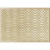 Tischset »Elly«, rechteckig, Kunstleder, beige/goldfarben