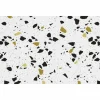 Tischset »Terrazzo«, rechteckig, Kunstleder, weiß/grün/braun