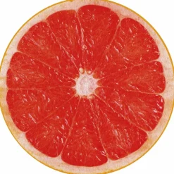 Tischset »Verona«, rund, Kunstleder, rot/orange