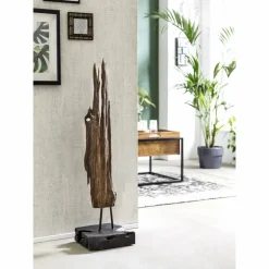 Treibholzskulptur, teakholz, Höhe: 100 cm