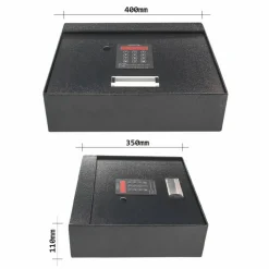 Tresor »Cover Chest«, anthrazit, Stahl, (B x H:) 40 x 11 cm