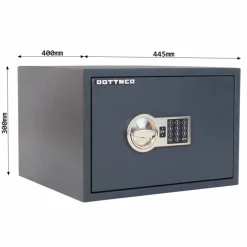 Tresor »Power Safe«, anthrazit, Stahl, (B x H:) 44,5 x 30 cm