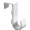 Türhängehaken, Weiß, 1 Haken, Kunststoff, Weiß, Kunststoff, 70 x 22 x 50 mm
