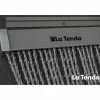 Türvorhang, BxH: 90 cm x 210 cm, grau, Polyvinylchlorid/Aluminium