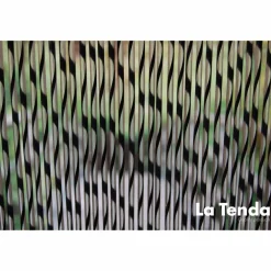 Türvorhang, BxH: 90 cm x 210 cm, schwarz, Polyvinylchlorid/Aluminium