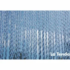 Türvorhang, BxH: 100 cm x 230 cm, transparent, Polyvinylchlorid/Aluminium