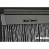 Türvorhang, BxH: 100 cm x 230 cm, transparent-weiß, Polyvinylchlorid/Aluminium