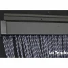 Türvorhang, BxH: 90 cm x 210 cm, transparent, Polyvinylchlorid/Aluminium