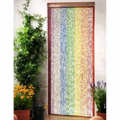 Türvorhang, (BxL): 90 x 200 cm, bunt, Kunststoff