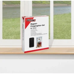 Türvorhang »Magnet-Fliegengitter-Set«, BxH: 100 x 210 cm, schwarz