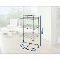 Turmtrockner »Classic Tower 270«, BxHxT: 68 x 126 x 68 cm, schwarz, Stahl