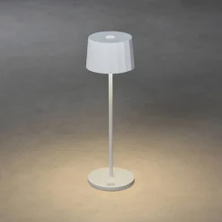 USB-Tischleuchte »Positano«, weiß, Höhe: 35 cm, dimmbar, inkl. Batterie