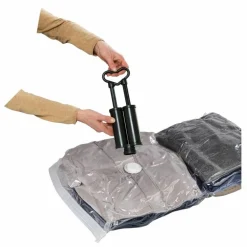 Vakuum Beutel Reise-Set 6er Set, platzsparende Vakuum Kleideraufbewahrung mit Pumpe, Vakuum