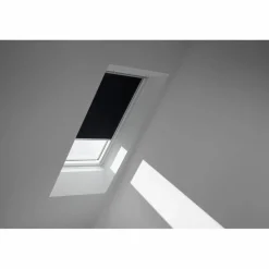 Verdunkelungsrollo schwarz/aluminiumfarben, Polyester