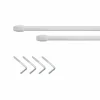 Vitragestange, Länge: 1,3 cm, 1-läufig, Metall
