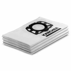 Vliesfilterbeutel für Nass-/Trocksauger WD 2 Plus, WD 3, WD 3 Battery und KWD 1–3, 4 Stück