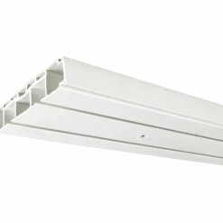 Vorhangschiene, Länge: 2100 mm, 2-läufig, Kunststoff