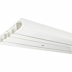 Vorhangschiene, Länge: 1500 mm, 3-läufig, Kunststoff