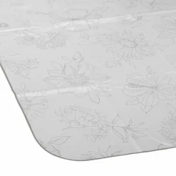 Wachstuchtischdecke »Manhattan«, BxL: 110 x 140 cm, Blumen, grau