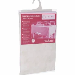 Wachstuchtischdecke »Noblessa©«, BxL: 130 x 160 cm, Marmoriert, beige