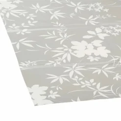Wachstuchtischdecke »Noblessa©«, BxL: 110 x 140 cm, Blumen, grau