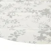 Wachstuchtischdecke »Noblessa©«, Ø: 140 cm, Blumen, weiß