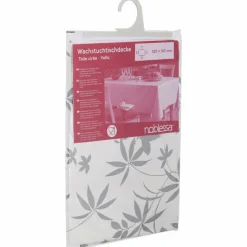 Wachstuchtischdecke »Noblessa©«, BxL: 130 x 160 cm, Blumen, weiß