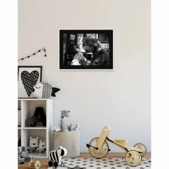 Wandbild, BxH: 70 x 50 cm, schwarz-weiß