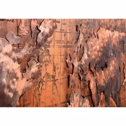 Wandbild, Stahlblech, mehrfarbig