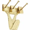 Wandhaken, Gold, 1-fach, Gold, Messing, Messing